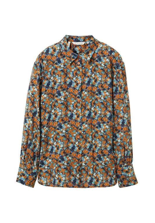 TOM TAILOR Blusen & Shirts Gemusterte Bluse (TO221E182-T11) Women