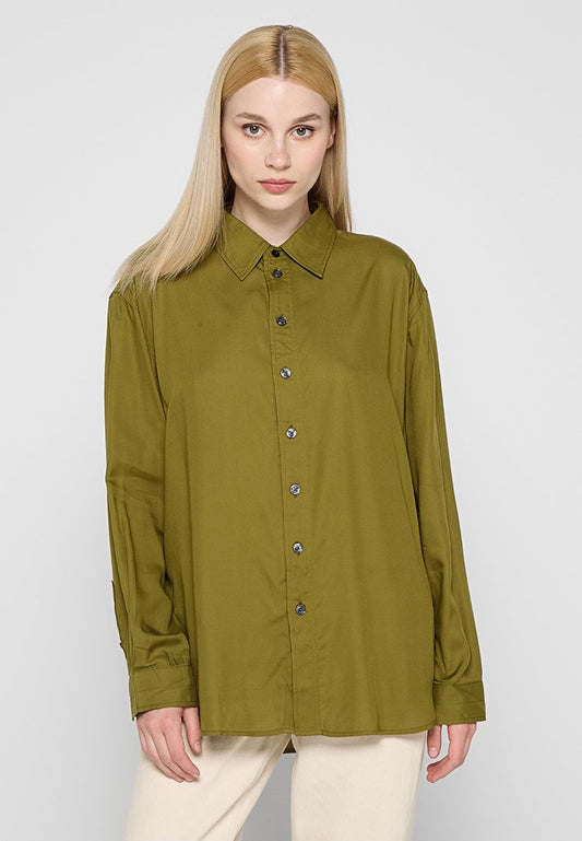 Dress shirt l\s wmn Women