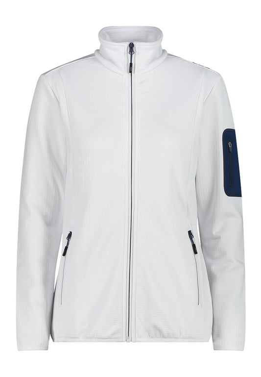 CMP Unlimitech Grid Tech Stretch Jacket ohne Kapuze 33G6136 weiss White (C7041F0F2-A11) Women