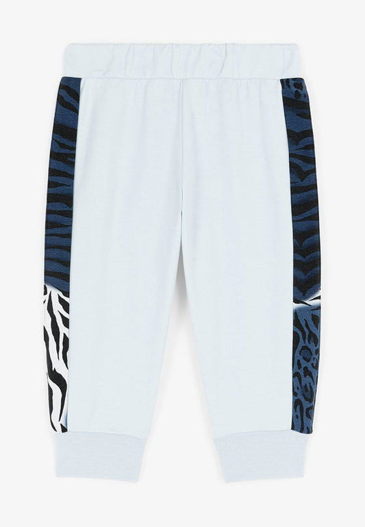Roberto Cavalli Junior baby pants haraldic logo Light Blue (ZZO1RD142-K00) Kids