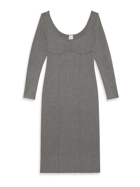 Calvin Klein HALF MILANO LS MIDI DRESS (28463273) Women