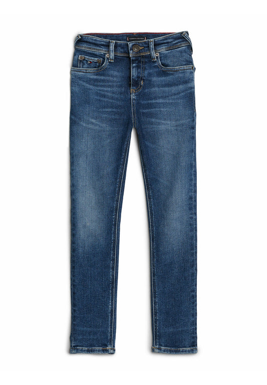 Tommy Hilfiger Scanton Y Slim Dark Wash Jeans Boys