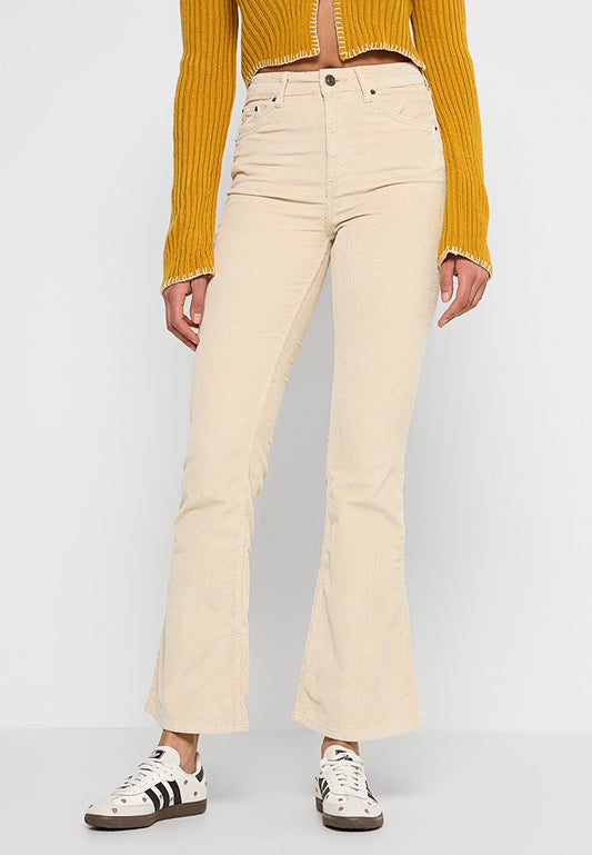 BDG Urban Outfitters CORD FLARE PANT Stone (QX721N02B-C11) Women