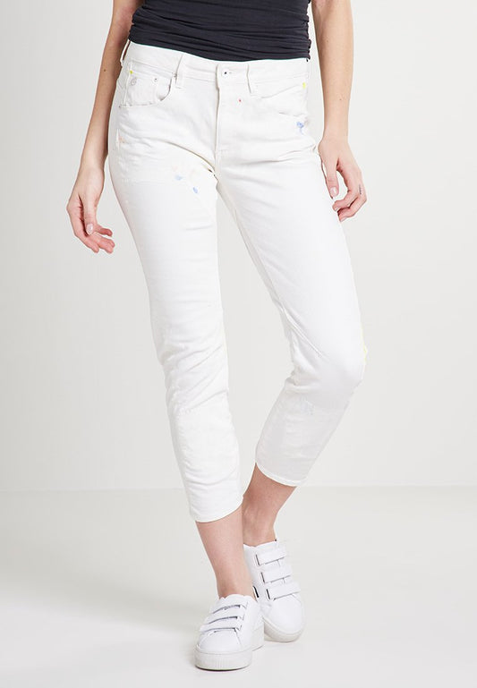 G-STAR Arc 3D Mid Boyfriend 7/8 Wmn White (ZZO12VH11-A00) Women