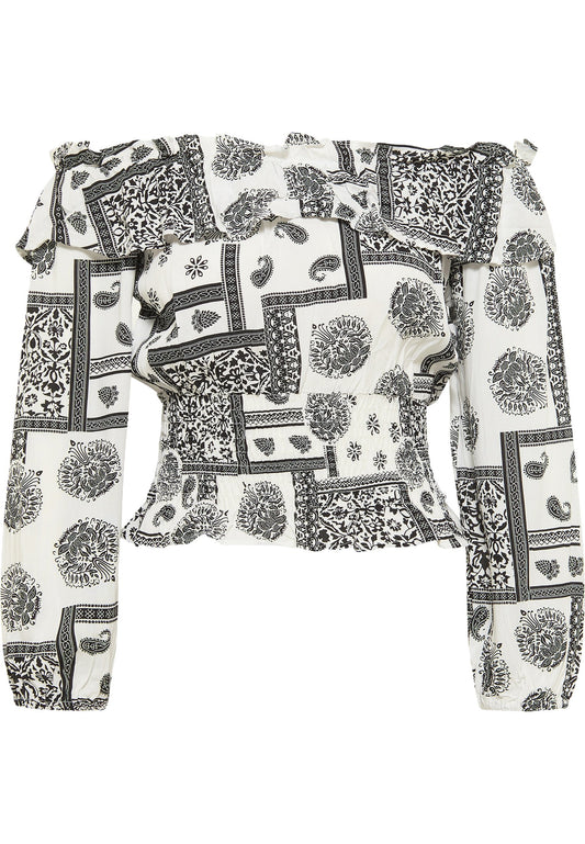 IZIA Carmen Blouse Black (IZ021E02A-Q11) Women