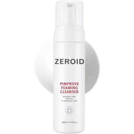 Zeroid Pimprove Foaming Cleanser Korean Dermocosmetic Balanced Care for Oily Skin 200ml