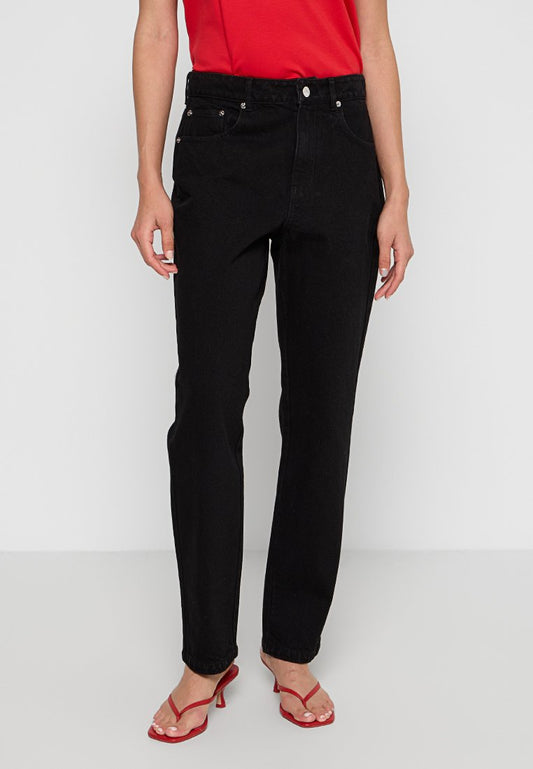DKNY DENIM PANTS Black (ZZO373V10-Q00) Women