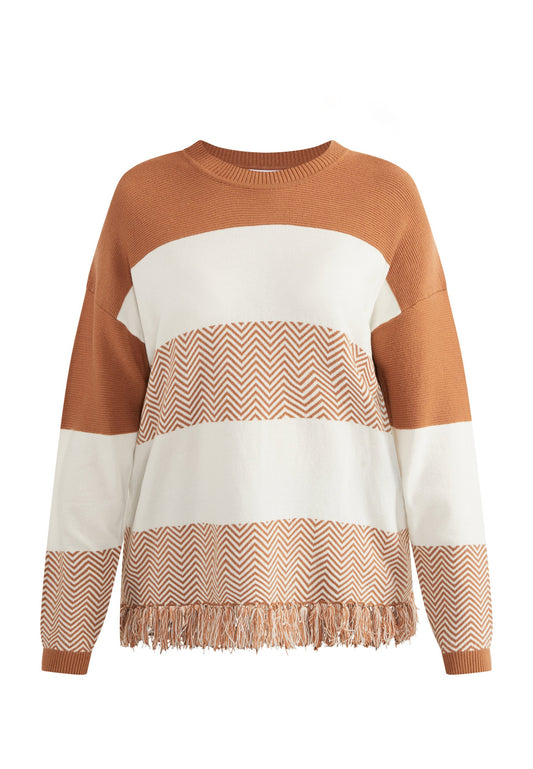 usha Oversize Knit Jumper carnea Beige (1US21I0ND-B11) Women