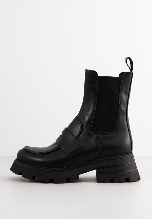 Billi Bi Chelsea boot w.loafer detail C1010 Black (ZZO1R6F04-Q00) Women