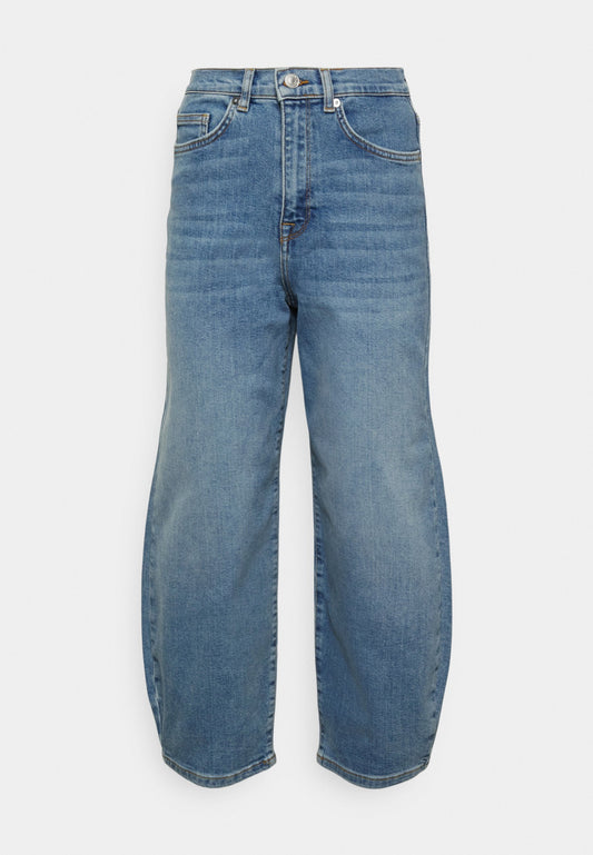 Selected SLFKARLA HW BARREL MID BLU JEAN U PETITE Blue Denim (SEL21N00B-K11) Women
