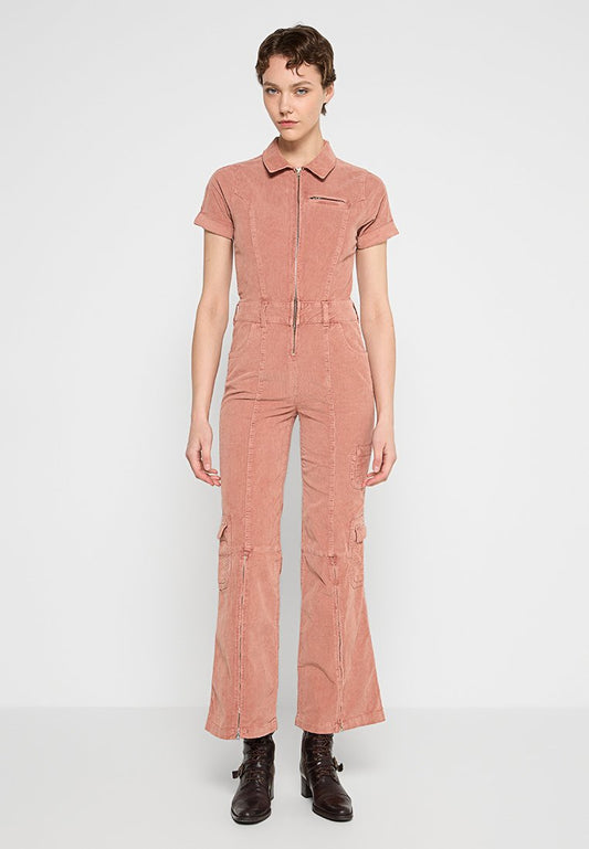 BDG Utility Cord Hello Sunshine Jumpsuit Women