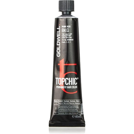 Goldwell Topchic 8kg Hair Colour 8kg Copper Gold Light 60ml