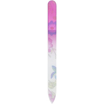 Mimo Glass Nail File with Flower Pattern