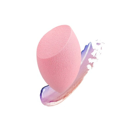 Ilu Olive Cut Shaped Pink Makeup Sponge