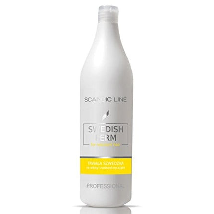 Scandic Line Swedish Perm Permanent Wave Liquid for Difficult to Perm Hair 1 Liter 1L