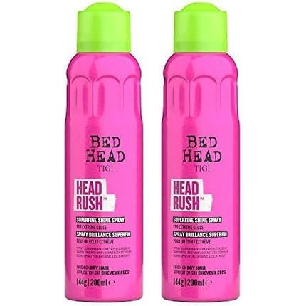 TIGI Headrush Shine Hair Spray for Smooth Shiny Hair 200ml