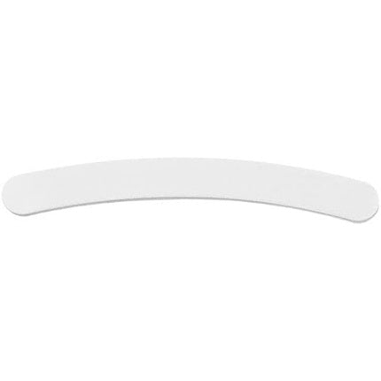 Mimo White Banana Shaped Nail File with 100/180 Grit