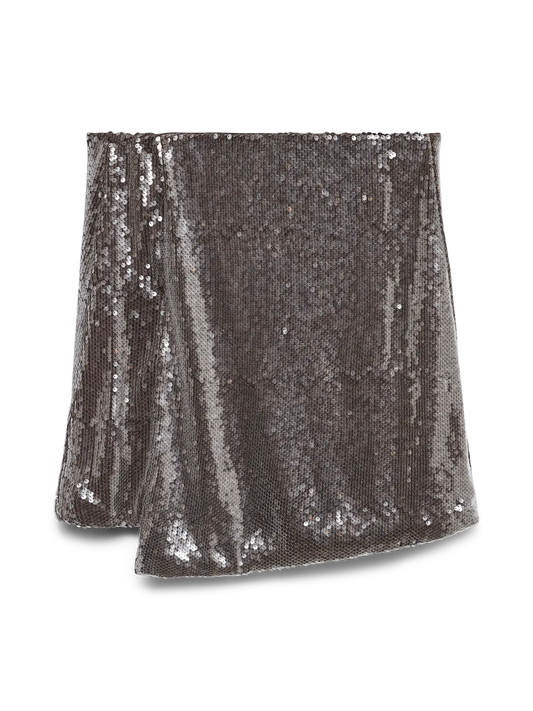 Nichole High Waist Wrap Short Sq Skirt J Chocolate Torte Sequins (10344042) Women