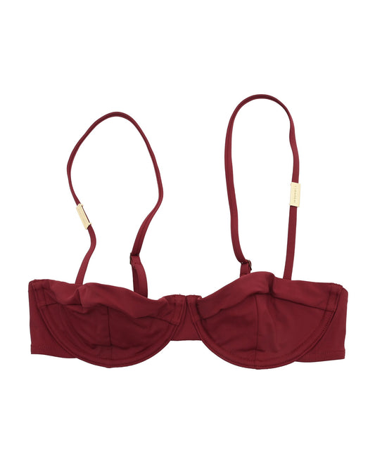 Calvin Klein Womens Swim Top KW0KW02279XN0 Red