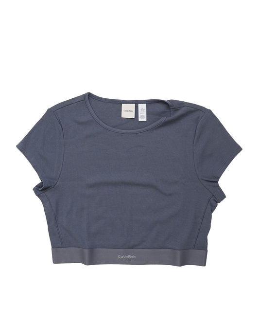 Calvin Klein Womens T-Shirt LV00QS7349FCG Blue