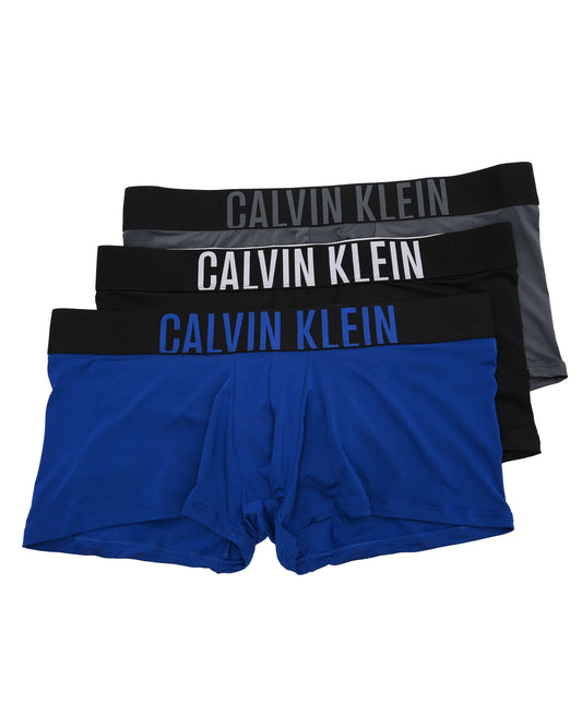 Calvin Klein Mens Low Rise Trunk 000NB3611AZ2Q Blue