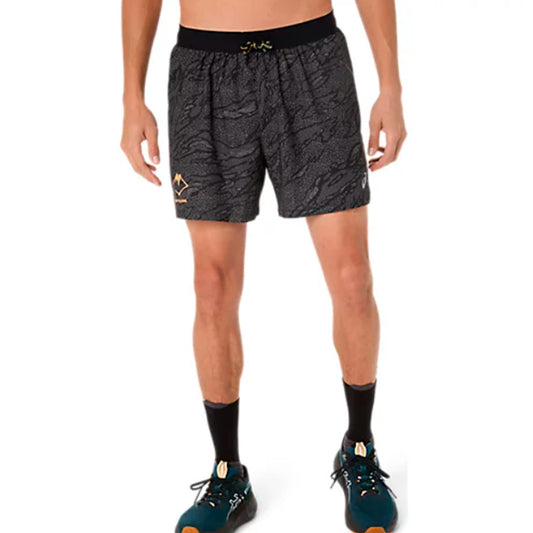 ASICS Shorts Fujitrail All Over Print 5 Black" (2011D392-001) Men