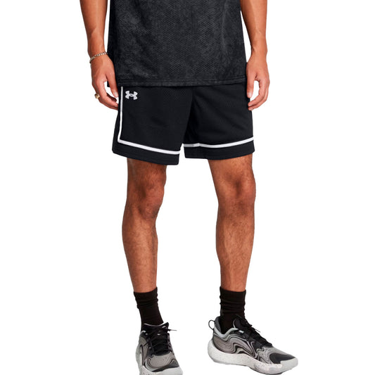 Under Armour Shorts Baseline Pro Mesh Black-White (UA-1387089-001) Unisex