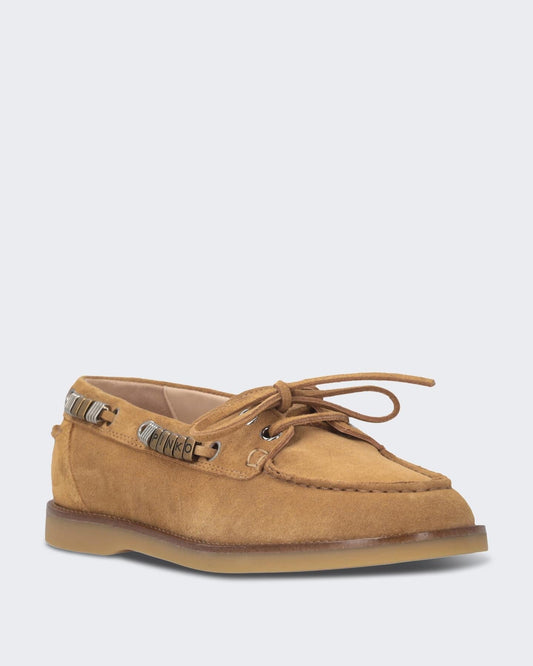 GRACE 01 - MOCASSINO COW SUEDE TAN Women