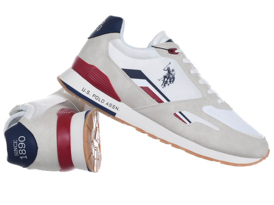 U.S. Polo Assn. Shoes TABRY003B WHI LGR03 (4952) Men