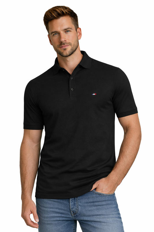COLOR HAKAN T-shirt Men's POLO Black (9219) Men