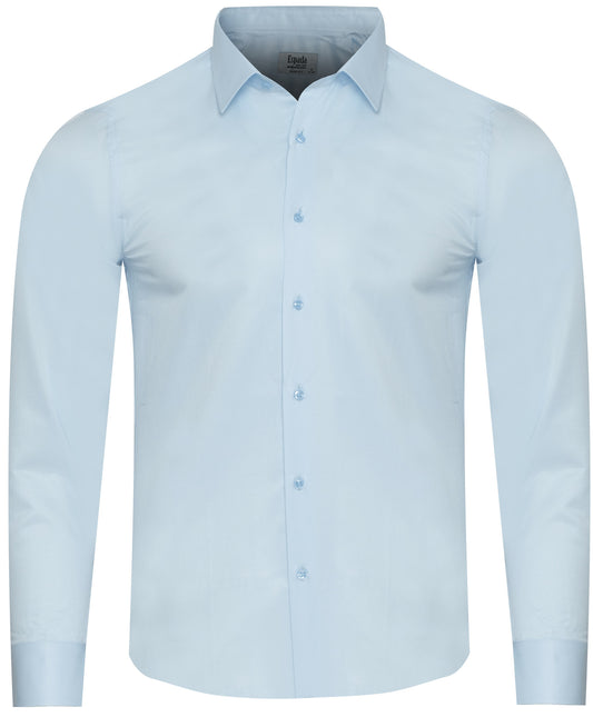 ESPADA Shirt SLIM FIT 0788S LIGHT BLUE 60/40 (8294) Men