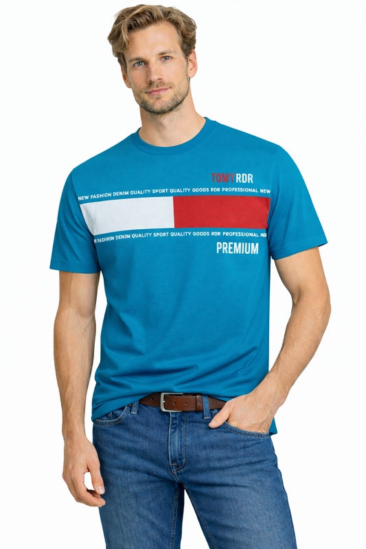 JUMPER T-SHIRT T-shirt Men's Blue (9260) Men