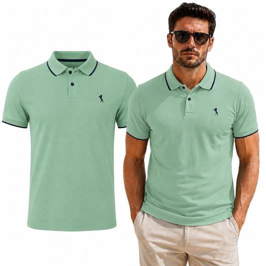 LION T-SHIRT POLO GREEN (10417) Men