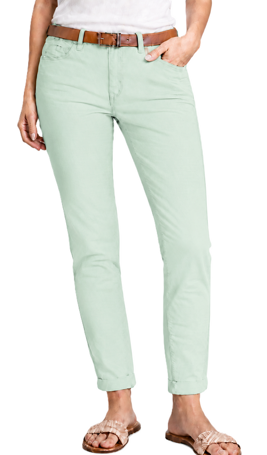 M.SARA TROUSERS JEANS BOYFRIEND PUSH-UP HIGH WAIST + BELT (10398) Women