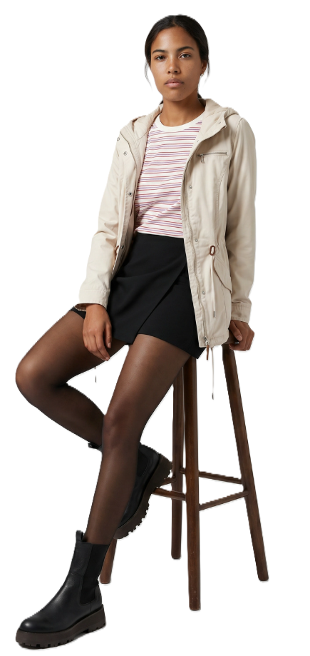 ONLY Jacket Z Hooded Women's ONLLORCA CANVAS Parka CC OTW NOOS MOONBEAM (10745) Women