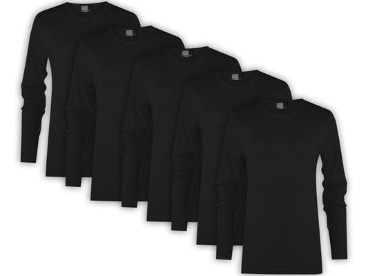 Promodoro PAK T-shirt WOMEN'S INTERLOCK-T LONGSLEEVE BLACK Black (7204) Women