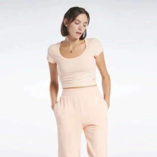 Reebok CROP TOP Women's CL WDE JERSEY TOP (6944) Men