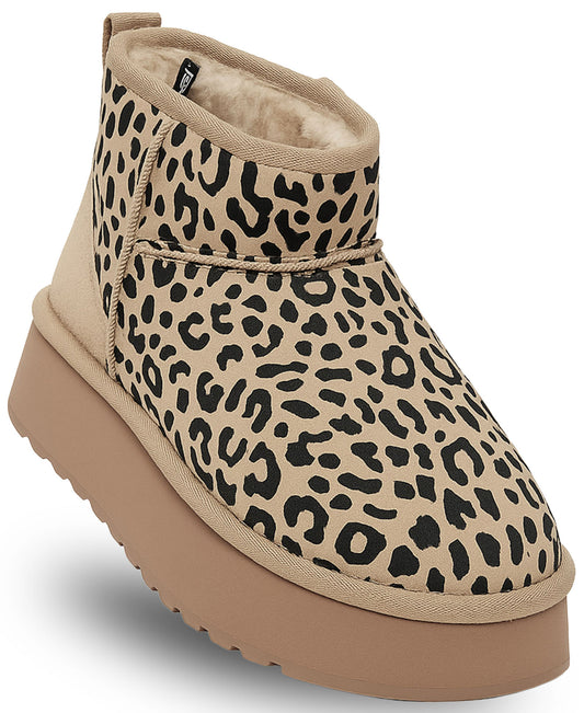 SOLO SOPRANY COUTURE Leather Ankle Boots SSW521P36/03 ROSY ANIMALS (8016) Women