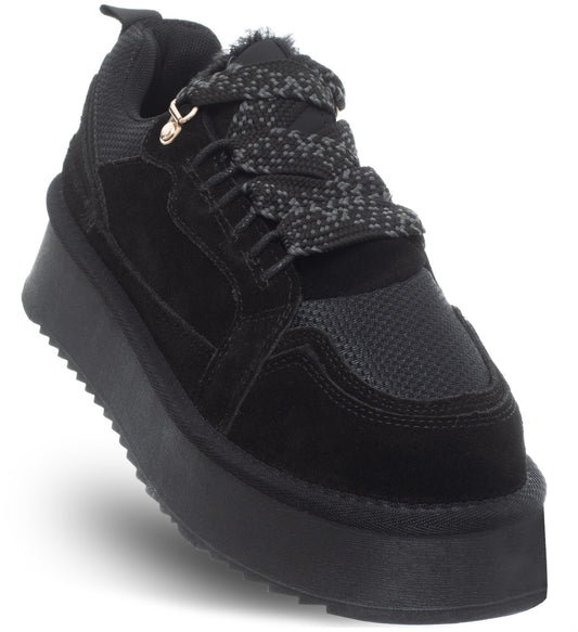 SOLO SOPRANI COUTURE Shoes SSW521P69/03 LOW LACEUP BLACK (8199) Women