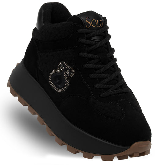 SOLO SOPRANI COUTURE Shoes Women's AUSTRALIA SUEDE FUR (8028) Women