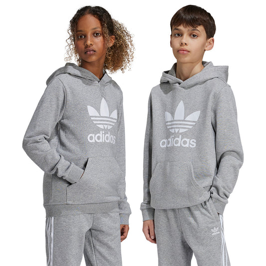 adidas Trefoil Hoodie medium grey heather (IY7442) Kids