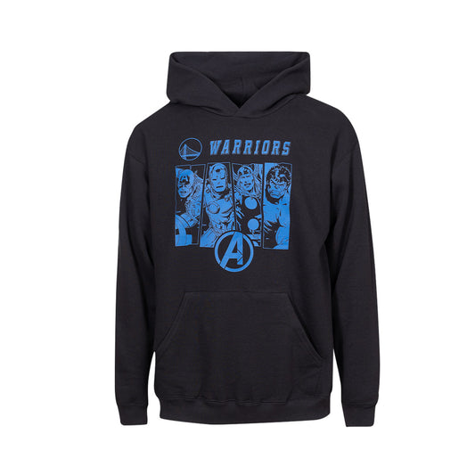 Nike Sweatshirt Golden State Warriors - Marvel X NBA Black (NI-2L27) Kids