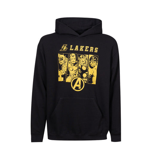 Nike Sweatshirt Los Angeles Lakers - Marvel X NBA Black (NI-2L26) Kids