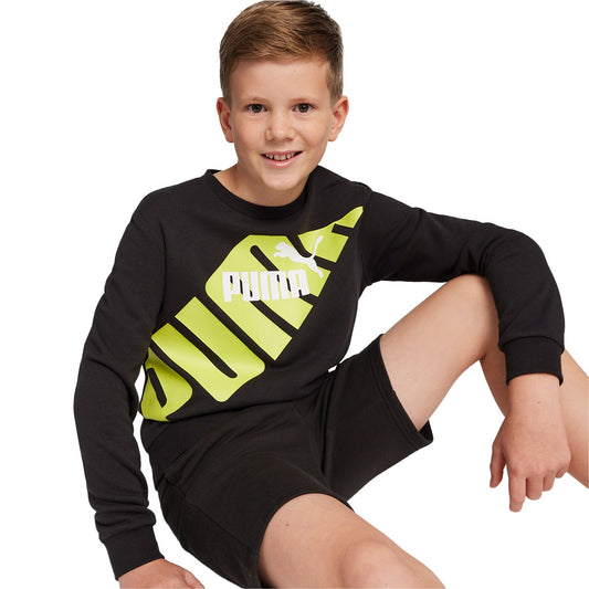 Puma Sweatshirt Power Graphic Crew Cobaglaze (679255-51) Kids