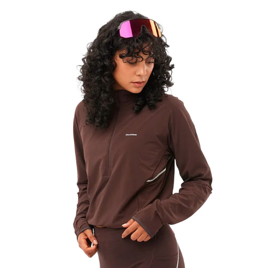 Salomon Sweatshirt Sense Aero Coffe (LC2434600) Women