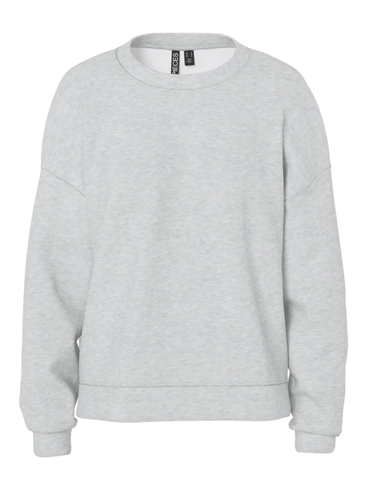 Chilli Long Sleeve Loose Sweat Light Grey Melange (17156302) Women