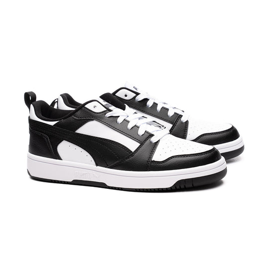 Puma Shoes Rebound V6 Low White (393833-01) Kids
